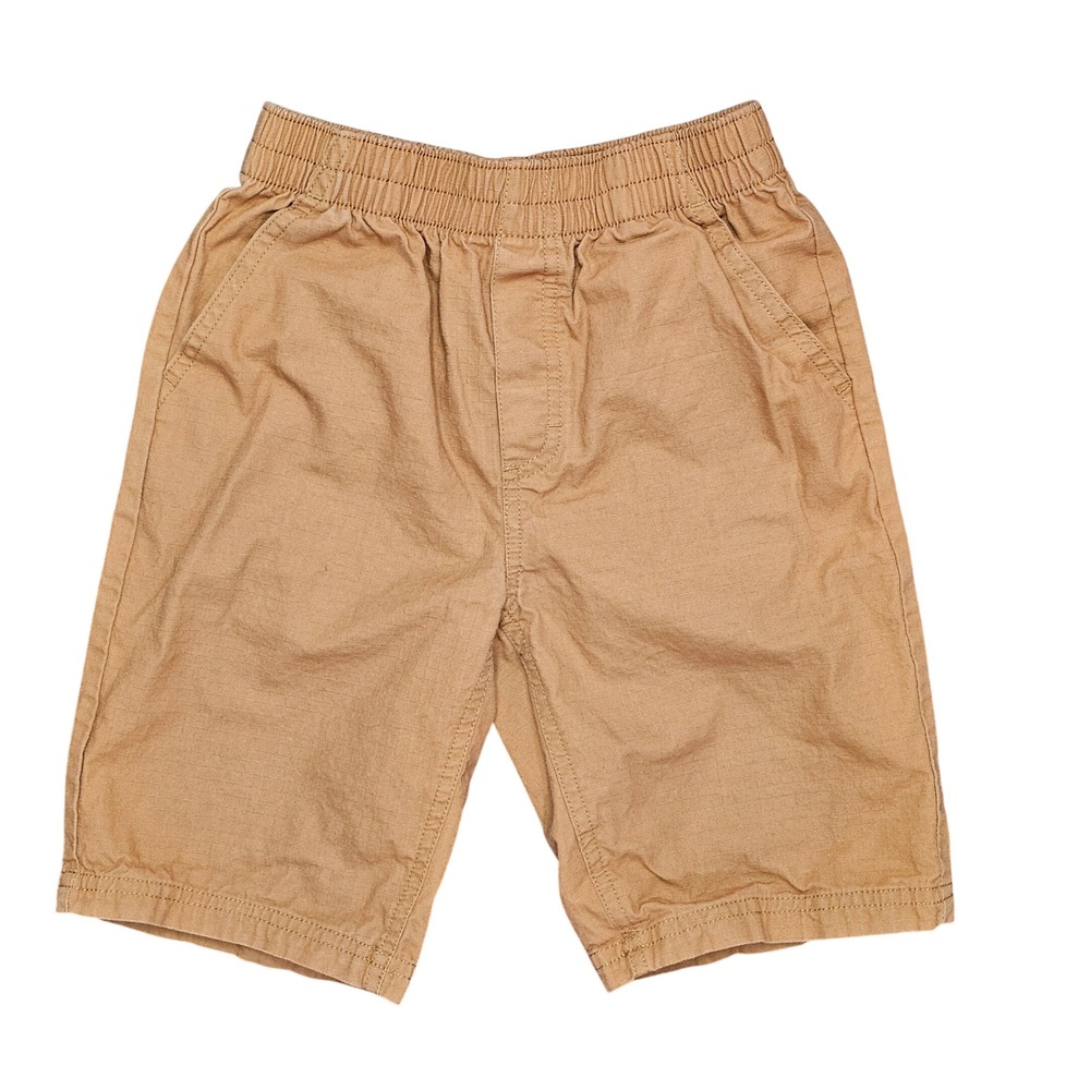 Timberland Kids Size 7 Tan Ripstop Pull On Cargo‎ Shorts Casual
